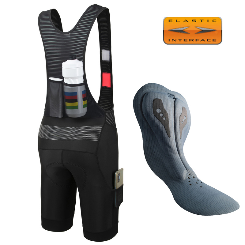 high quality Multi-Pocket Riding Strap Pants Road Bike Shorts Breathable Anti-Slip Cushion with Double Arrows