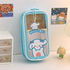 Japanese capacious multilayer cute pencil case for elementary school students, 2022 collection