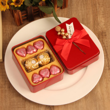 结婚喜糖礼盒欧式创意金果款马口铁盒费列罗喜糖礼盒装成品8颗装