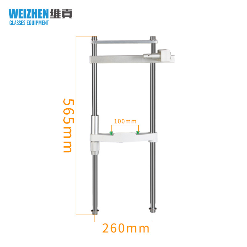 Weizhen ET-AT soporte de la frente gafas oftálmicas equipo soporte optometría mesa telescópica frente soporte de la mesa de elevación soporte