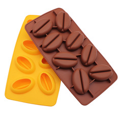 咖啡豆硅膠冰格凍冰塊模具家用冰箱製冰盒食品級自製冰模製冰神器