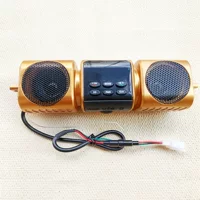 Подходит для мотоцикла MP3 водонепроницаемый звук сабвуфер TF карта USB FM Bluetooth даже мобильный телефон для воспроизведения музыки