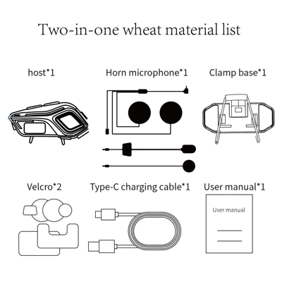 Noise-Cancelling Helmet Headset, Motorcycle Helmet Headset