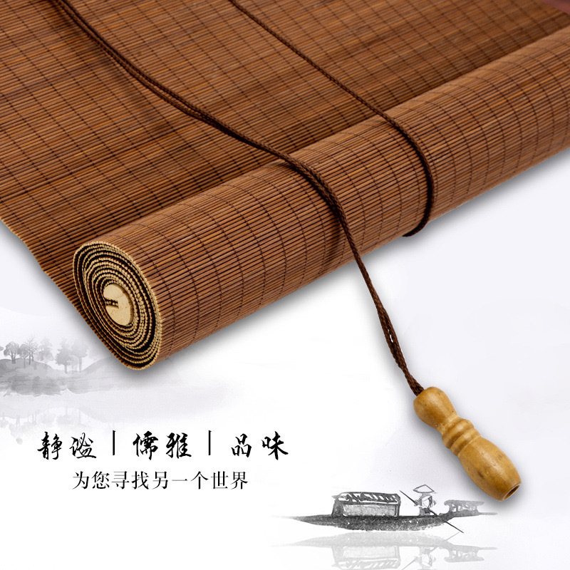Bamboo curtain curtain engineering rolling curtain curtain…