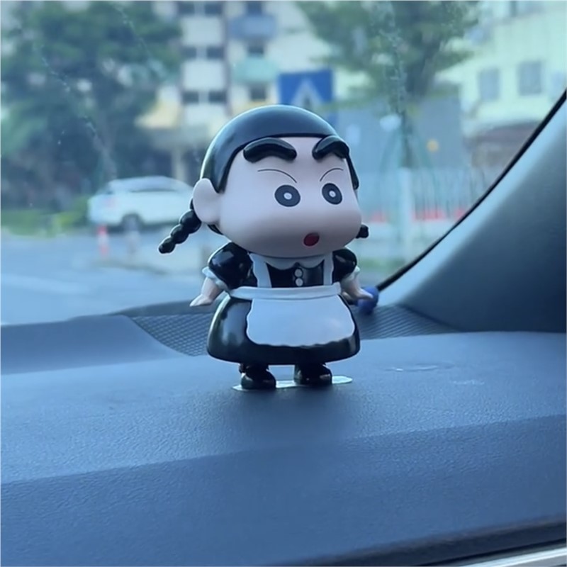 NIFTY MAID XIAOXIN BRAID CRAYON XIAOXIN 자동차 장식품 선물 휴대용 주변 장식품 자동차 인테리어 장식품