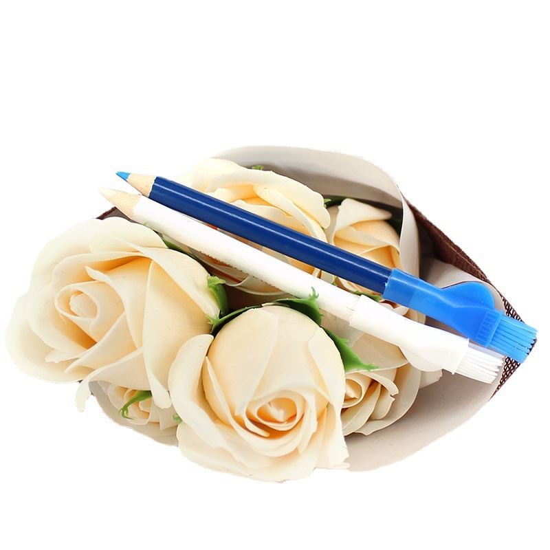 Productos transfronterizos Amazon Venta caliente Bolígrafo de sastre Bolígrafo de trazado con cepillo Bolígrafo soluble en agua de bricolaje Bolígrafo perdido Ventas directas de fábrica