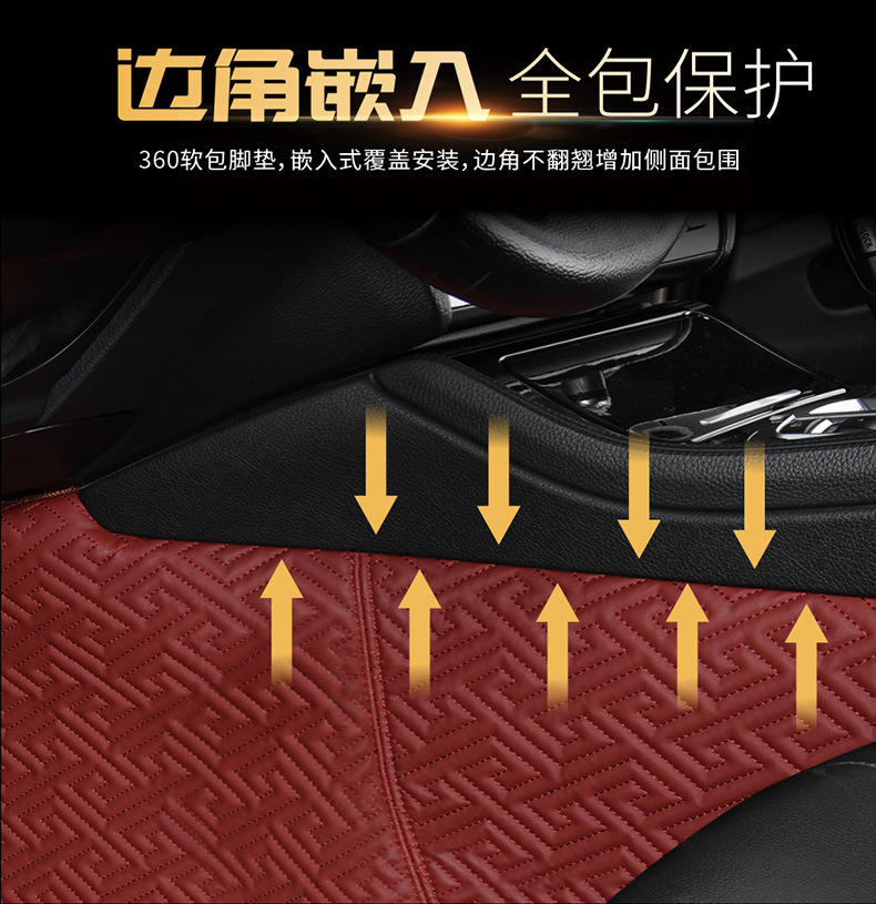 17-20 Dongfengguang Honda Crown Roadurv Floor Mats 36 Full Coverage Floor Rubber Mats Car Special Floor Mats