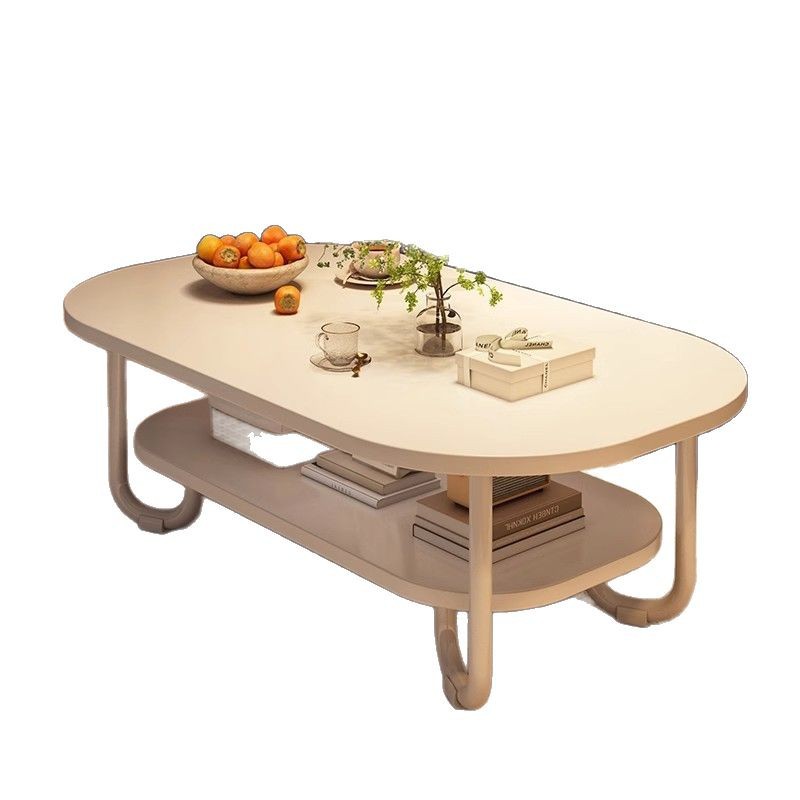 Mesa de centro Apartamento pequeño Sala de estar Mesa para el hogar Casa de alquiler simple Dormitorio estilo crema Sofá creativo simple Mesa de té