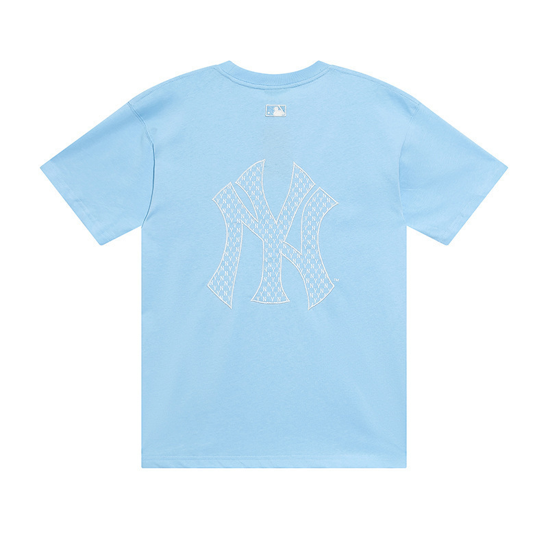 广州光复南服饰有限公司MLB短袖大LOGO下摆双开叉男女同款T恤棉|undefined