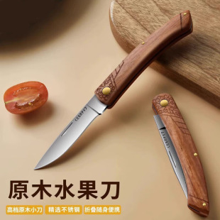 Fruit Knife Foldableing Knife Household Portable Peeling Knife Multi-Purpose Knife Outdoor Meat Eating Knife Dormitory Peeling