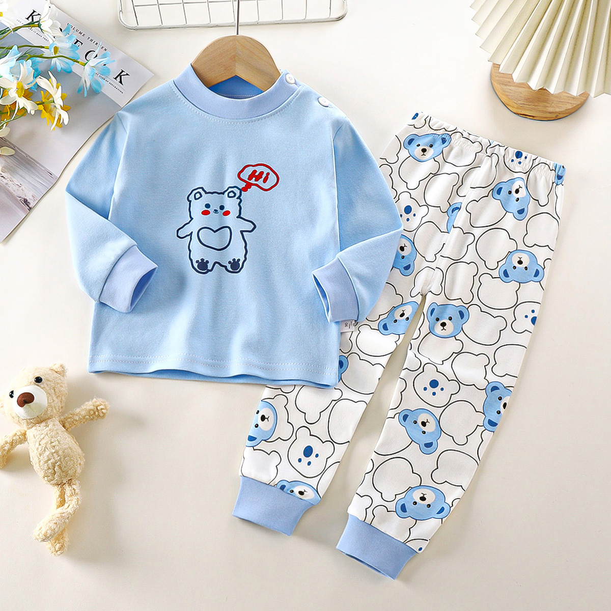 TM-순면 슈트(블루 HI 베어)