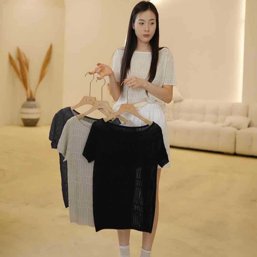 H0511-154三Z家夏款小众设计亚麻和纸纱小衫G