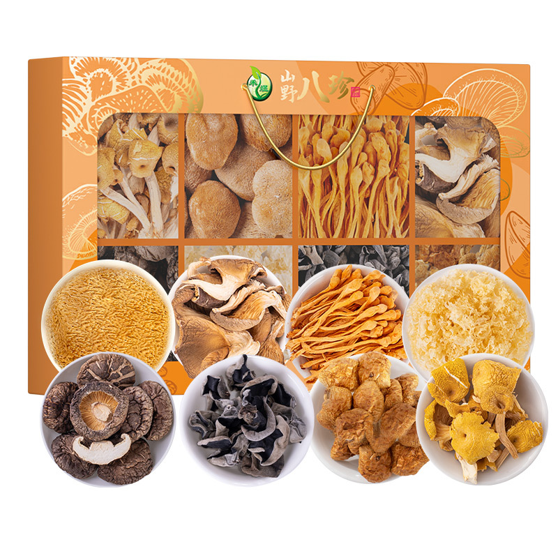 산과 야생 바젠-버섯 선물 상자 415g