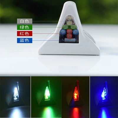 vehicle antenna – LED flash 8 lights
