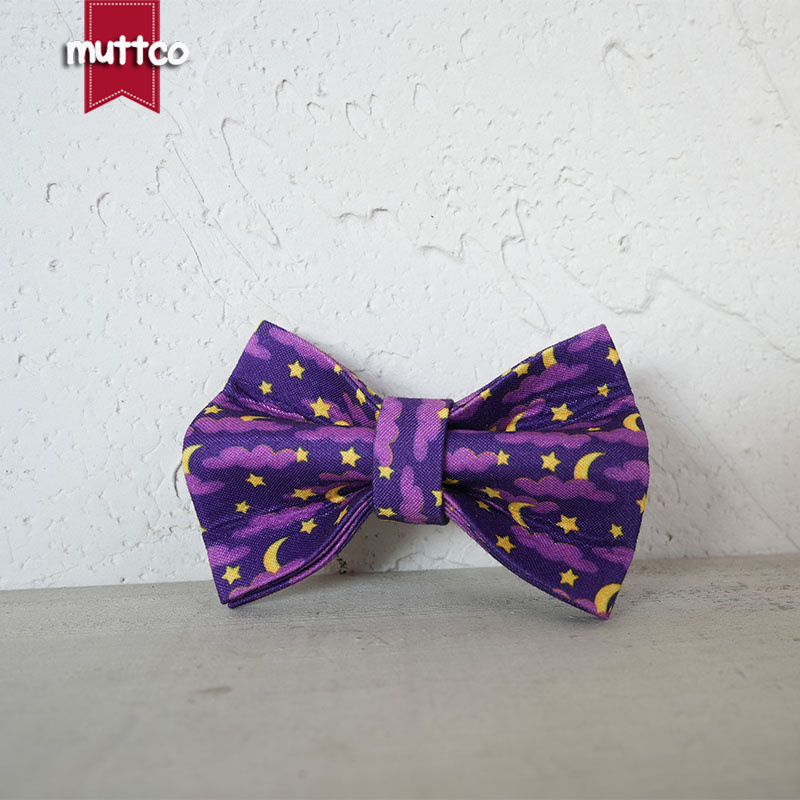 Ошейник для кошек Muttco Purple Moon Night S
