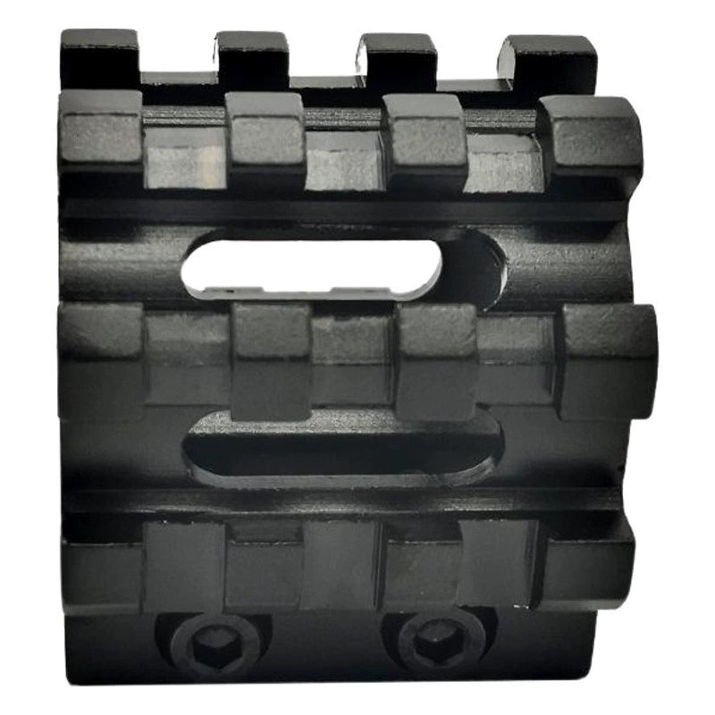 Фабрика Прямая продажа полый пятисолевой зажим для труб черный алюминиевый металлический лазерный фонарик универсальный зажим для труб оптом