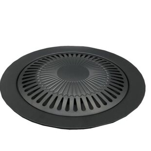 Customized Korean Barbecue Plate Outdoor Outdoor Cassette Stove Barbecue Plate Korean Non-Stick Grill Pan Barbecue Tools Grill