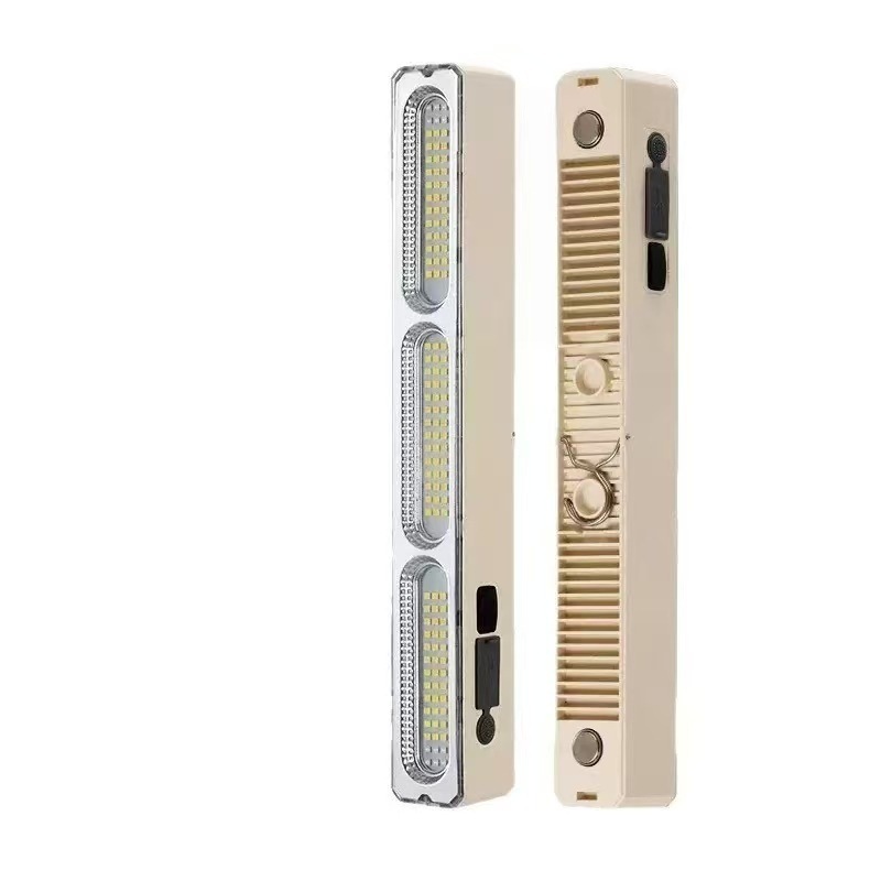 Lámpara de iluminación LED móvil de absorción magnética tricolor lámpara de campamento luminosa al aire libre barraca impermeable lámpara de emergencia camping