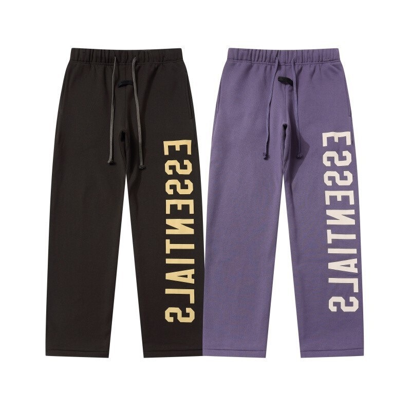 Fog Multi-Line Essentials American Trendy High Street Autumn and Winter Letter Print Loose Casual Straight Pants for Men Fog Multi-Line Essentials American Trendy High Street Autumn and Winter Letter Print Loose Casual Straight Pants for Men