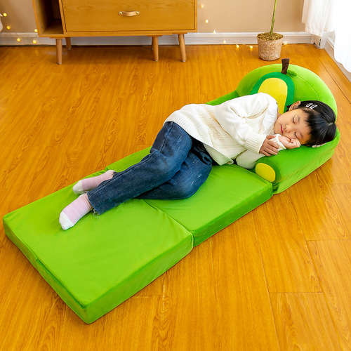 Extendable Kids Folding Sofa Bed Cartoon Baby Seat Kindergarten Nap Bed Lazy Sofa