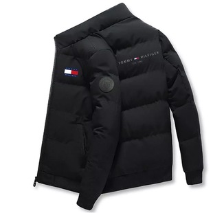New Vertical Collar Men's Cotton Coat Winter Thickened Warm Cotton Coat Trendy Brand Men's Short Cotton Coat Korean Cotton Coat O88
