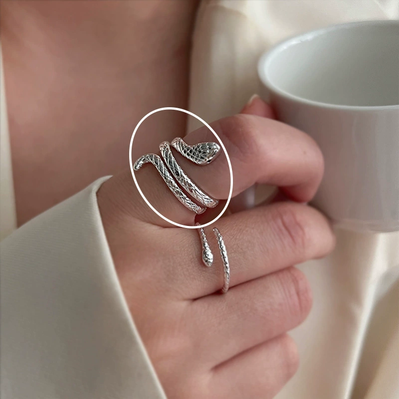 Adjustable Ring, 925 Silver Sample, Universal Fit, Light Luxury Style