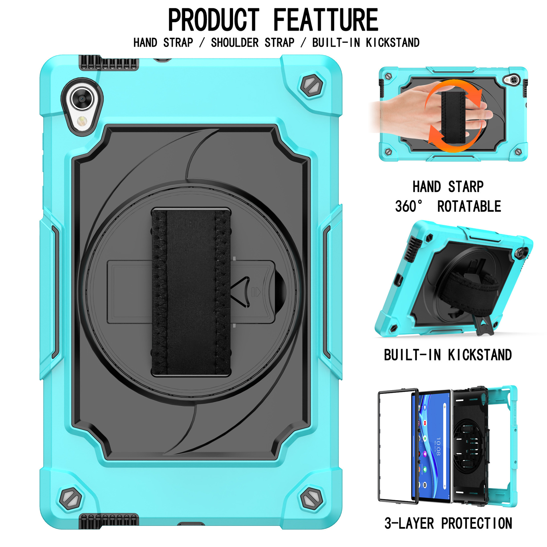 민트 그린 + 블랙