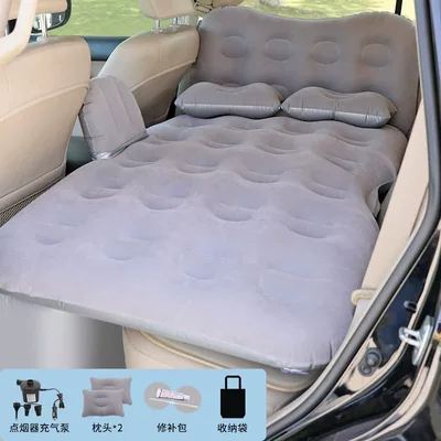 Car Bed – Vehicle-mounted inflatable bed - special-for-rear-seats-gray-flocking