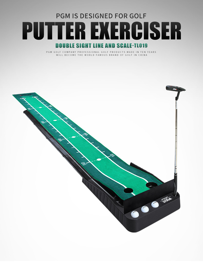 PGM TL019 Nhà máy cung cấp trực tiếp thiết bị luyện tập golf trong nhà nhung cao su đáy đặt thiết bị luyện tập chăn tập
