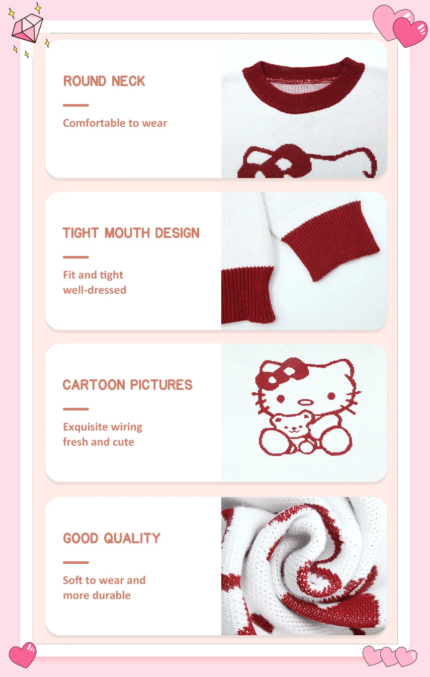 Cute Cartoon Sweater Image 3