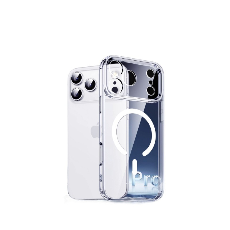 新しい細穴磁気 Apple 17Air 携帯電話ケース iPhone16promax 透明 15 保護カバー 14 に適しています。|undefined