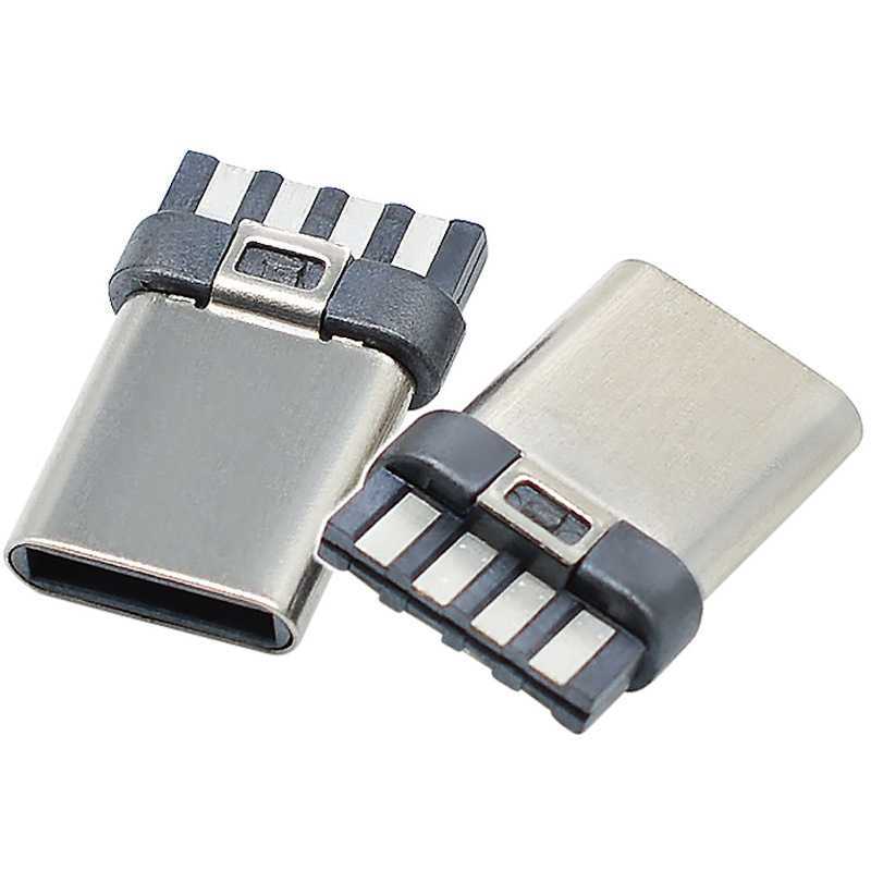 Tipo C conector USB 6p / 14p / 16p4 pin enchufe placa de parche de transmisión de alta definición conector de carga rápida