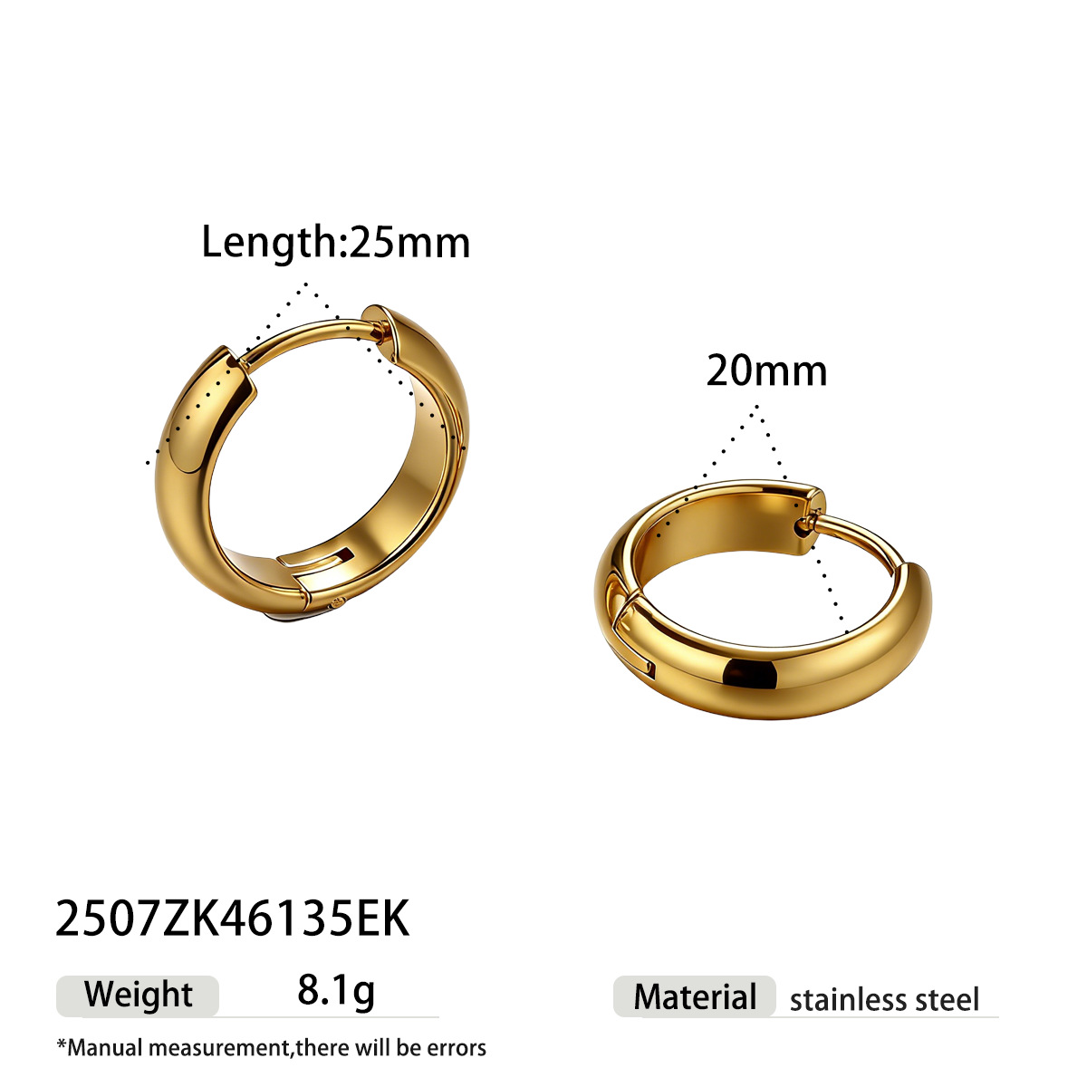 Taina europa y americana pendientes de acero inoxidable lujoso ligero de alto nivel brillante chapado en oro y plata pendientes de color contraste transfronterizos pendientes calientes image 16