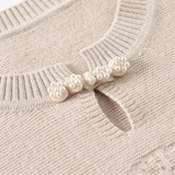 2025春秋新款针织衫时尚圆领长袖毛衣大码宽松妈妈装上衣打底衫冬，女装针织衫/毛衣，妃慕昵服饰