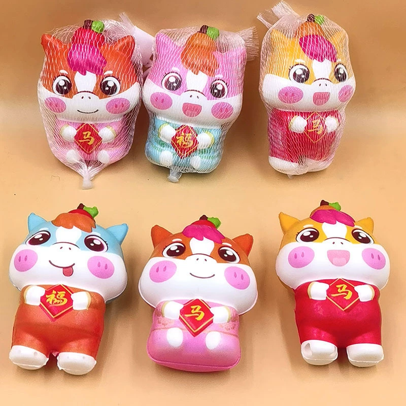 Пони, сетчатая сумка, слизь, кукла, настольная игрушка, антистресс