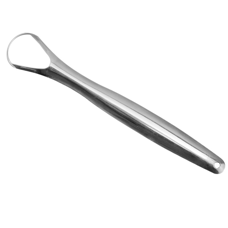 廠家不鏽鋼刮舌器 清潔刮舌刮舌板 口腔清潔護理
