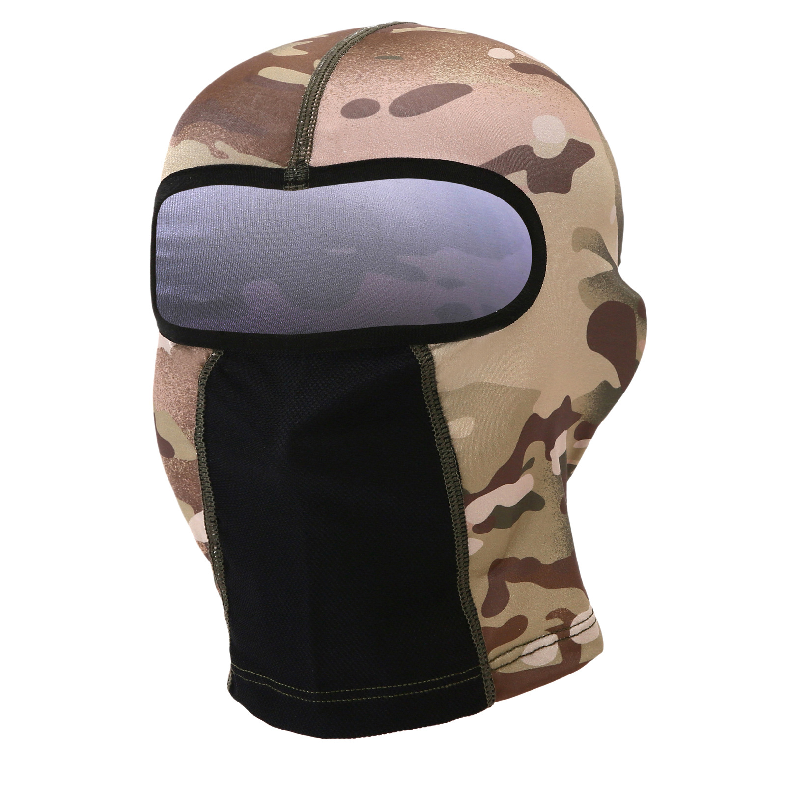 Nueva máscara solar de motocicleta transfronteriza, casco de hielo de cara completa, máscara de protección contra los rayos ultravioleta