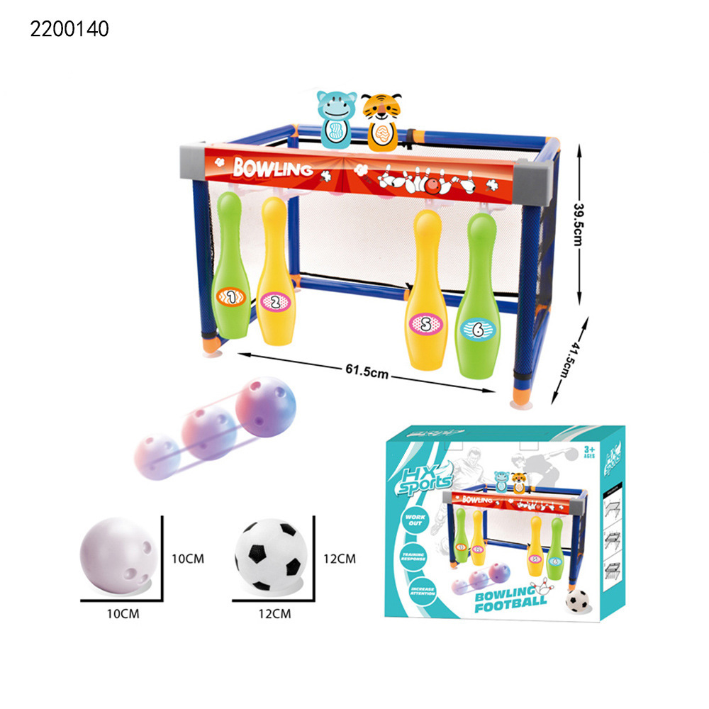 Bowling Football Two-In-One Set Children's Leisure Indoor Toys Boys and Girls Outdoor Sports Sports Balls