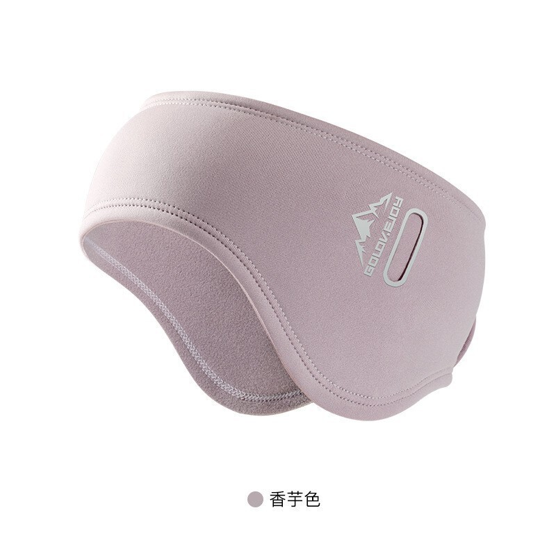 冬季户外运动骑行眼镜孔保暖耳罩发带两用男女加绒防风防寒护耳套|undefined