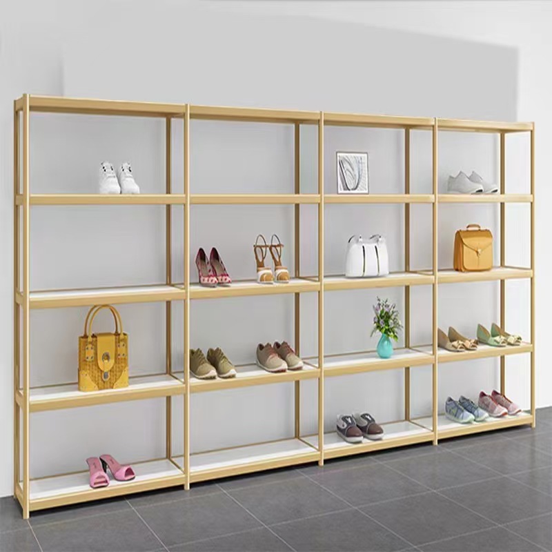 精品鞋店鞋架箱包架直播架店铺鞋子包包展示架工厂样品间展柜