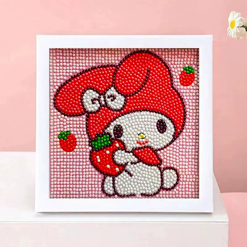 DIY-набор для алмазной мозаики 17×17 см, пластиковая рама, дизайн щенок, полный набор инструментов для кладки
