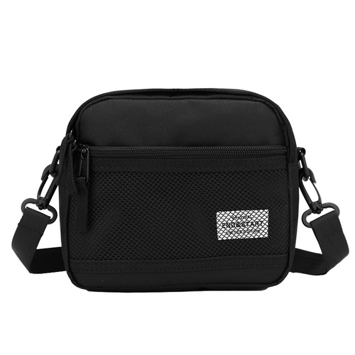 Men's crossbody bag trendy brand simple shoulder bag Japanese men's crossbody bag sports leisure small mobile phone shoulder bag