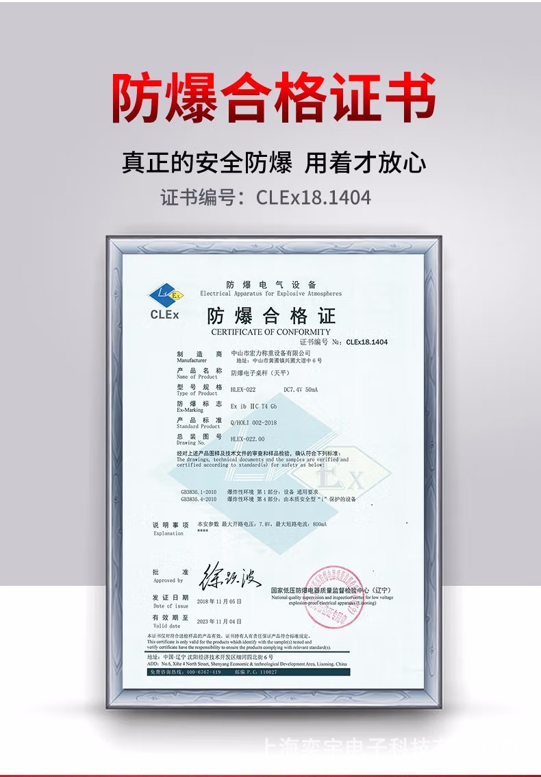 防爆电子秤