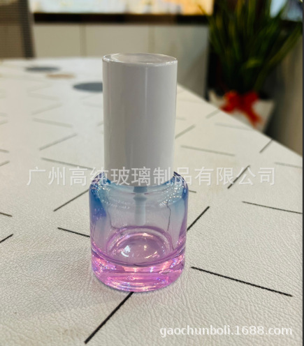 新款厚底晶白料化妆品精华瓶20ml-GC3061