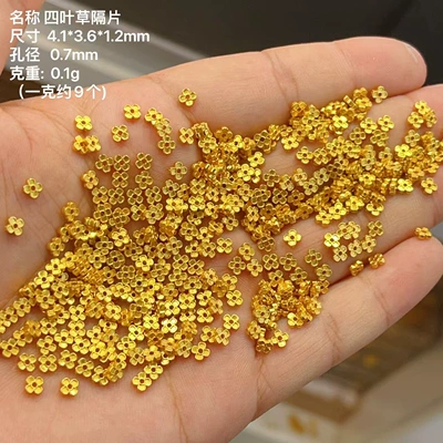 Zərgərlik ara hissələri, S925 Silver Gold-Plated Hollow