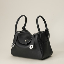 高品质琳迪包头层牛皮妈妈包医生包真皮蜡线单肩手提枕头药箱包包