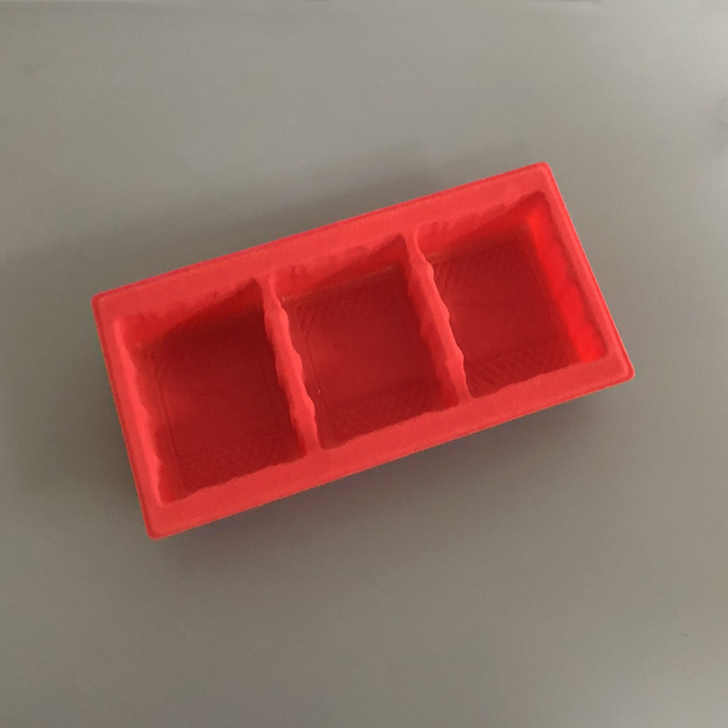 pvc料泡壳吸塑托盘内托厂家定制 定做红色pet吸塑包装 托盘加工