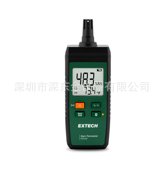 EXTECH RH250W与 ExView ®应用程序连接的 温湿度计