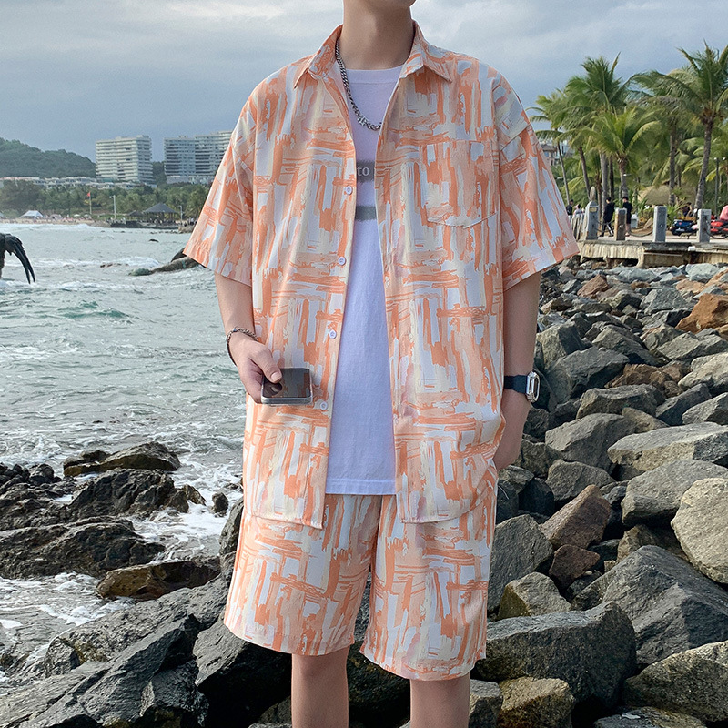 TZ076 비치슈트 오렌지