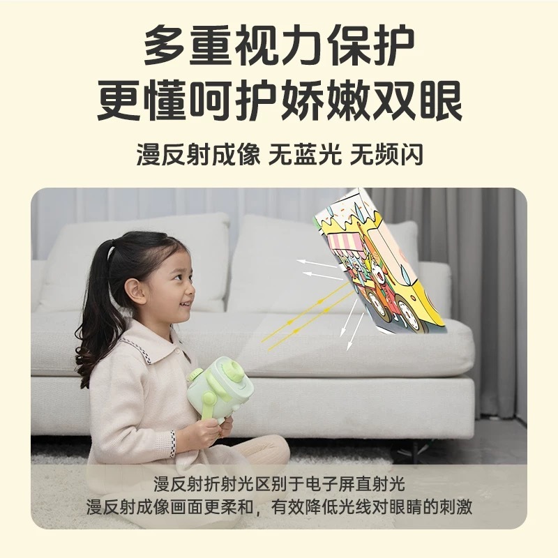 趣味学伴投影物語機AI児童知育寝物語知能啓蒙プレゼント早教機|undefined